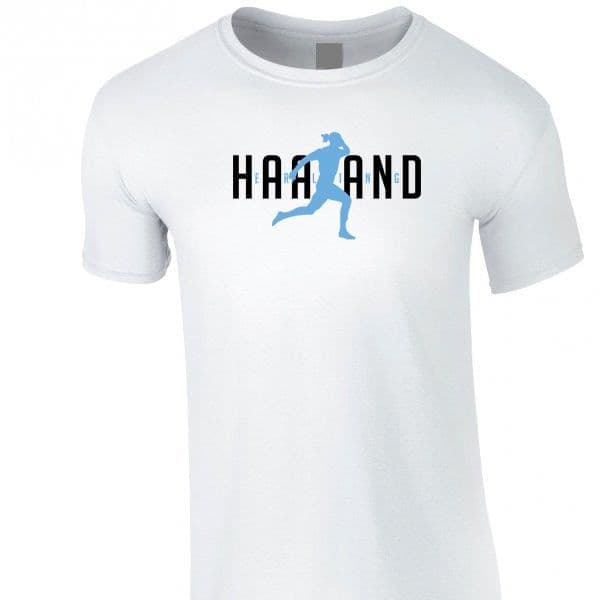 Haaland Celebration White T-shirt
