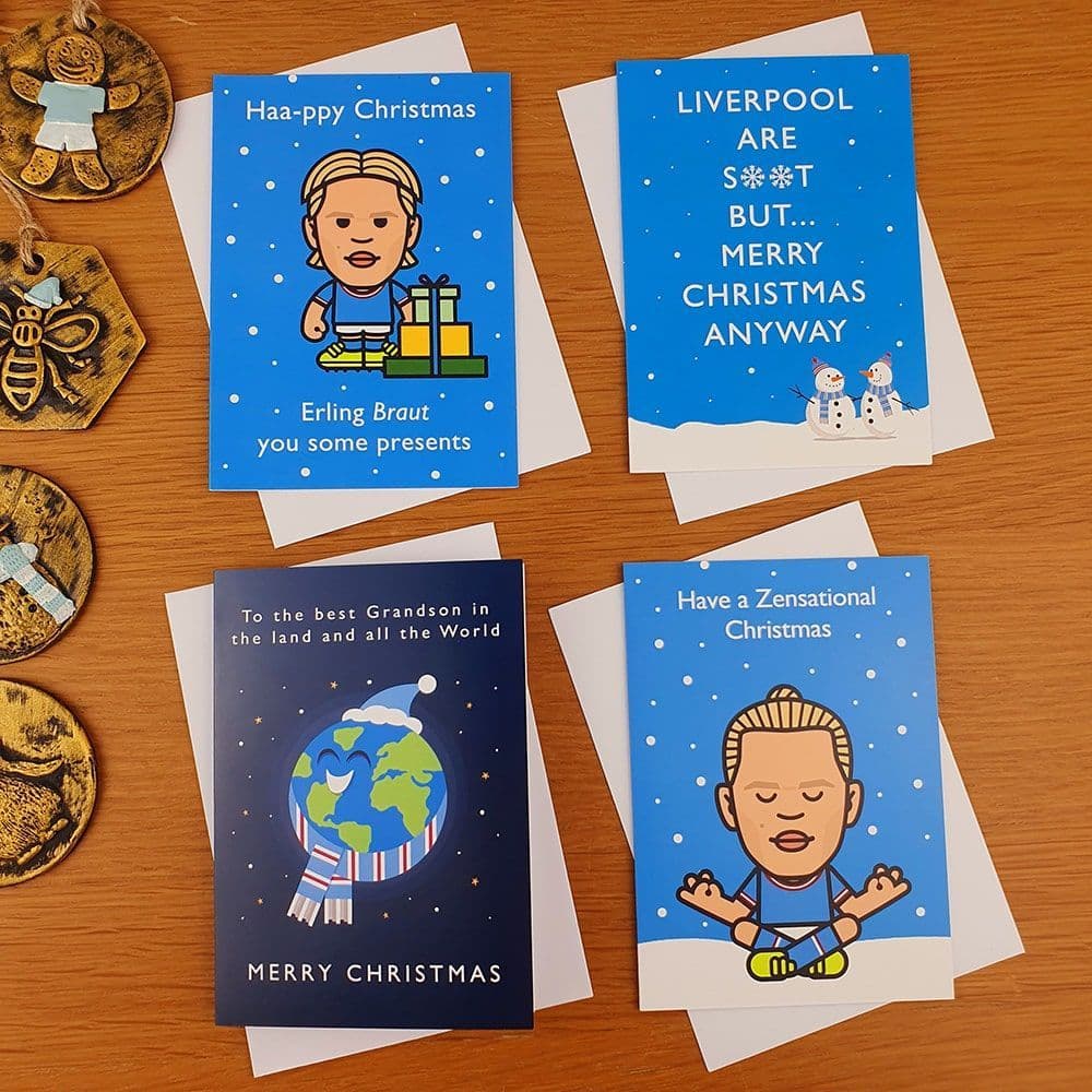 Haaland Christmas Present Card