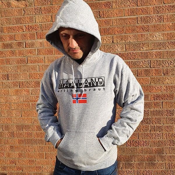 Haaland Grey Hoodie