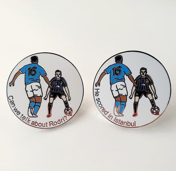 He Scored In Istanbul Rodri Pin Badge