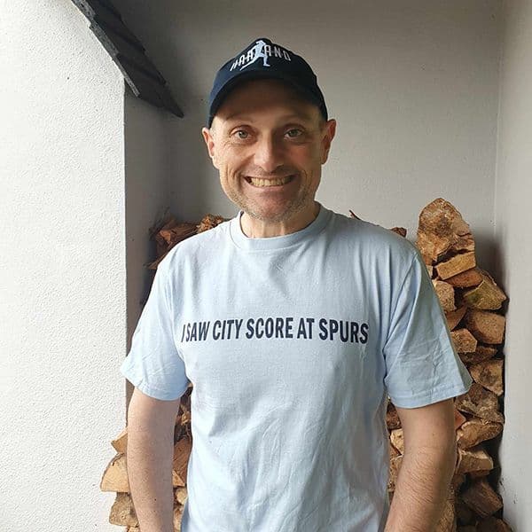 I Saw City Score At Spurs Sky Blue T-shirt