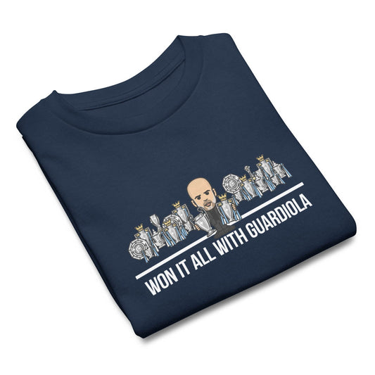 Children's Won It All With Guardiola Navy T-shirt