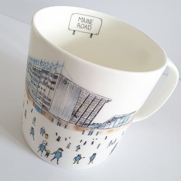 Large Bone China Maine Road Mug