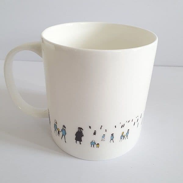 Large Bone China Maine Road Mug