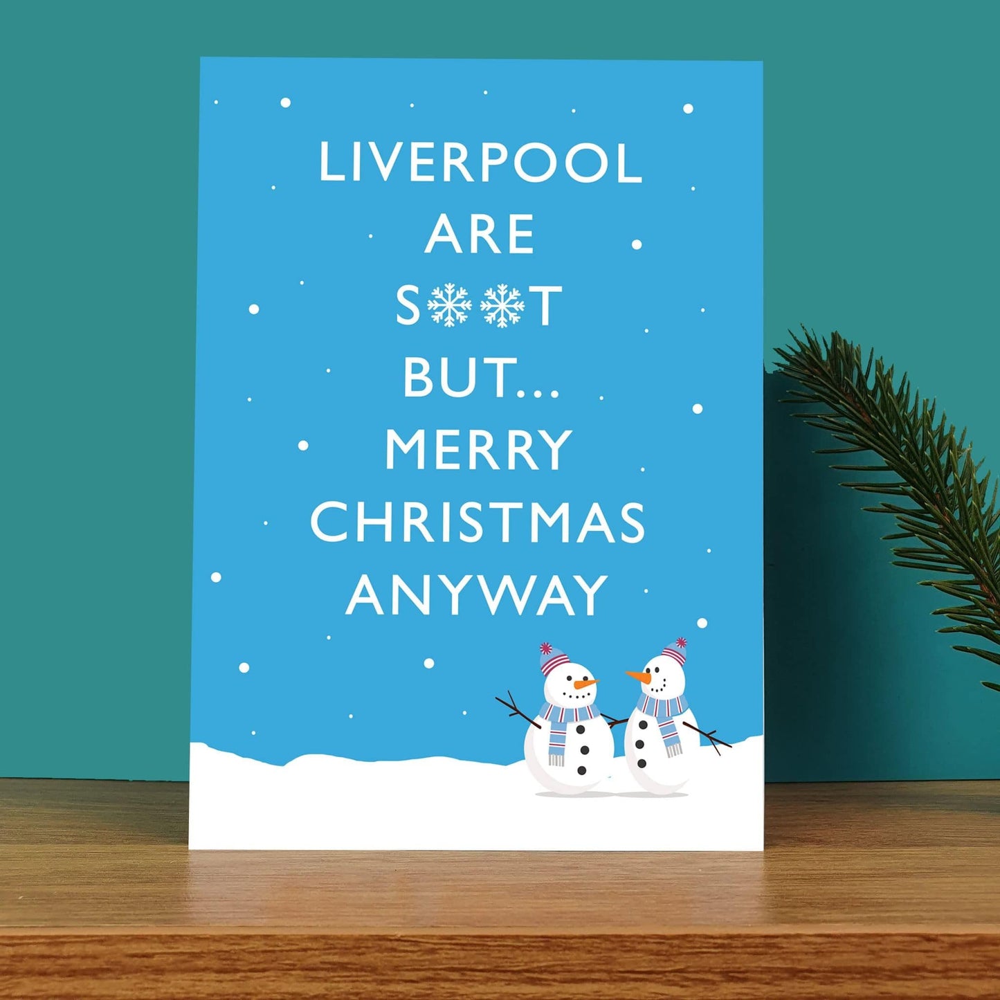 Liverpool Are S**t Christmas Card