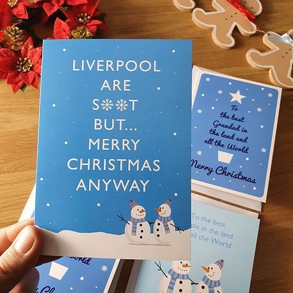 Liverpool Are S**t Christmas Card