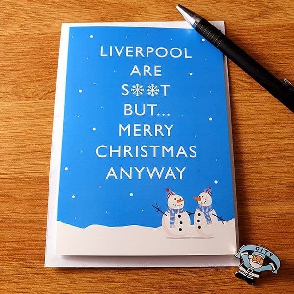Liverpool Are S**t Christmas Card