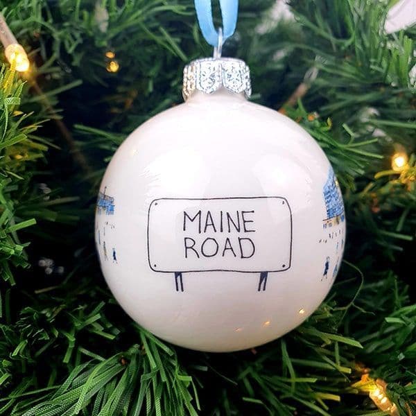 Maine Road Christmas Bauble