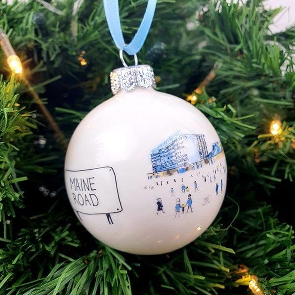 Maine Road Christmas Bauble