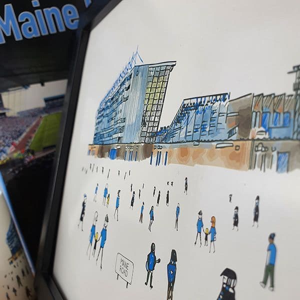 Maine Road Print