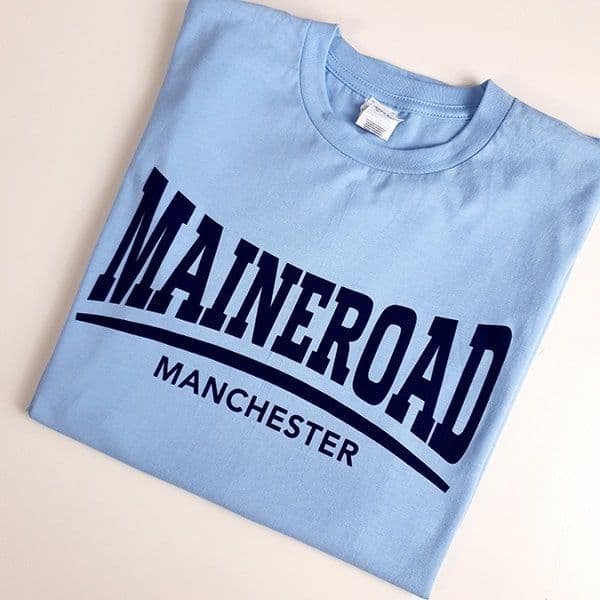 Maine Road Sky Blue T-shirt