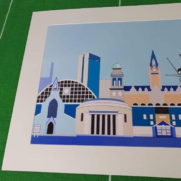 Manchester Skyline Print