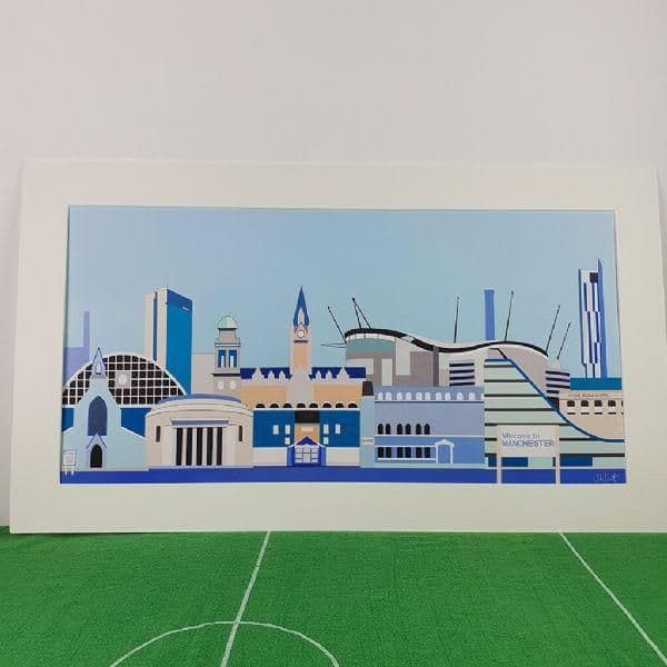Manchester Skyline Print