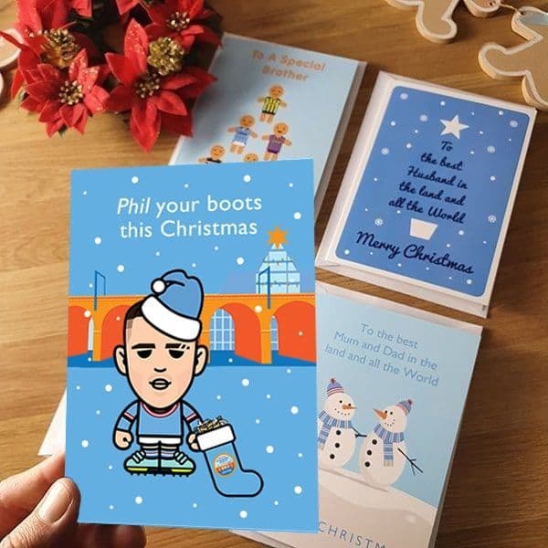 Phil Your Boots Christmas Card