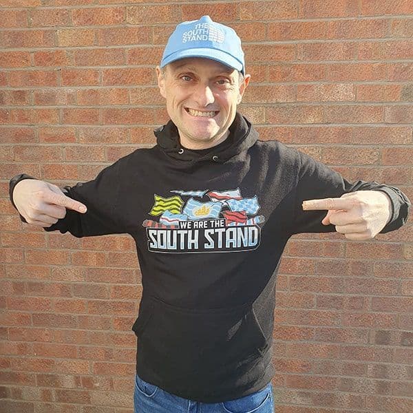 South Stand Flag Black Hoodie
