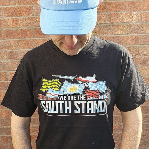 South Stand Flag Black T-shirt