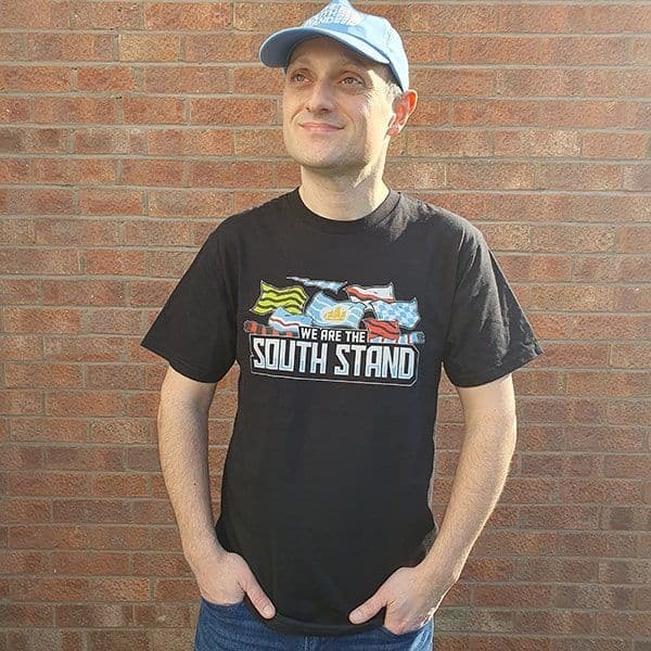 South Stand Flag Black T-shirt