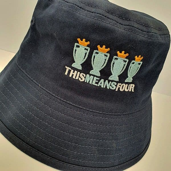 This Means Four Navy Bucket Hat