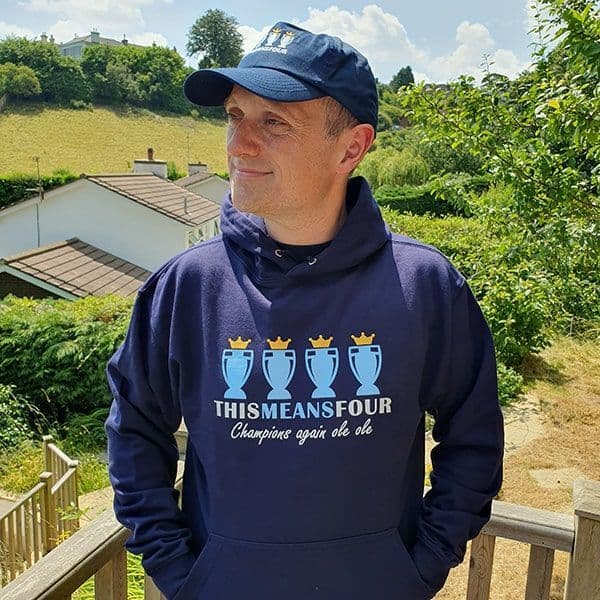 This Means Four Navy Hoodie