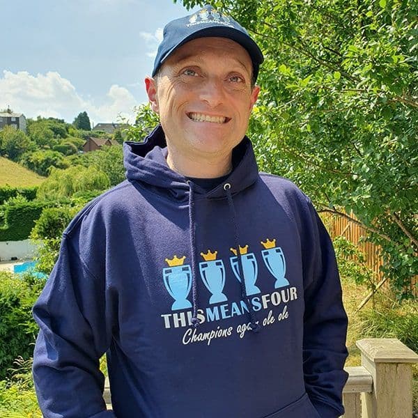 This Means Four Navy Hoodie