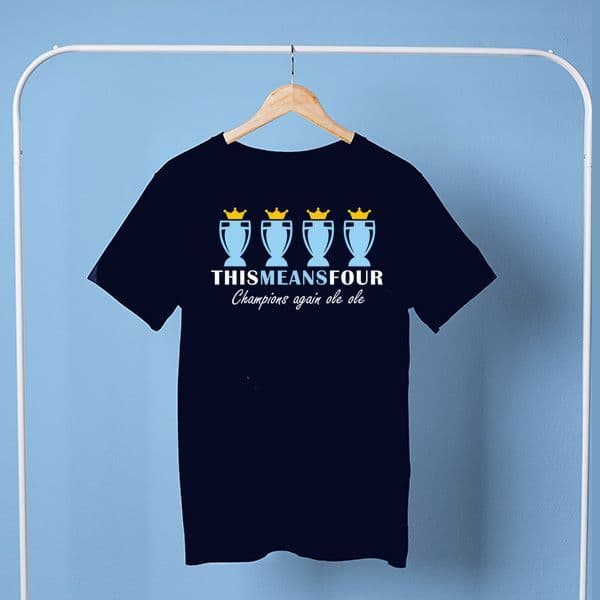 This Means Four T-shirt Navy