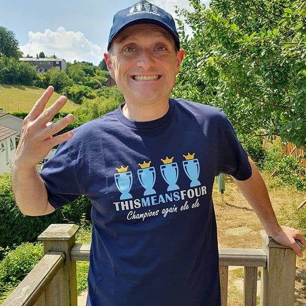 This Means Four T-shirt Navy