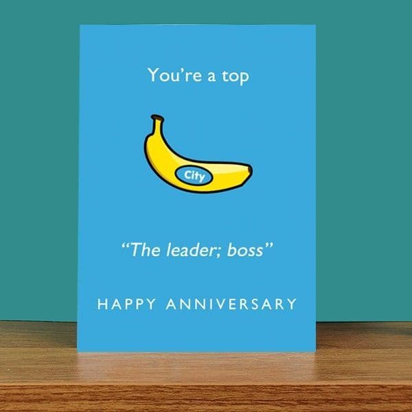 Top Banana Anniversary Card