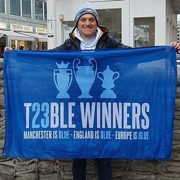 Treble Winners Flag