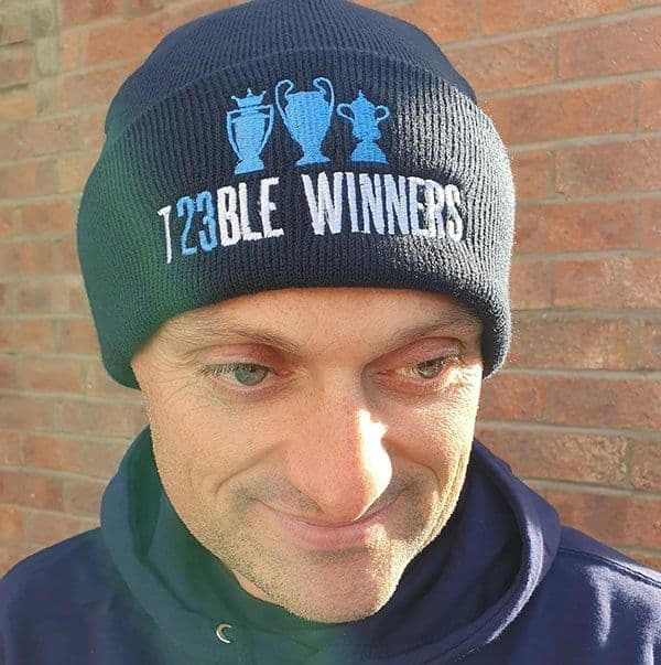 Treble Winners Navy Beanie Hat