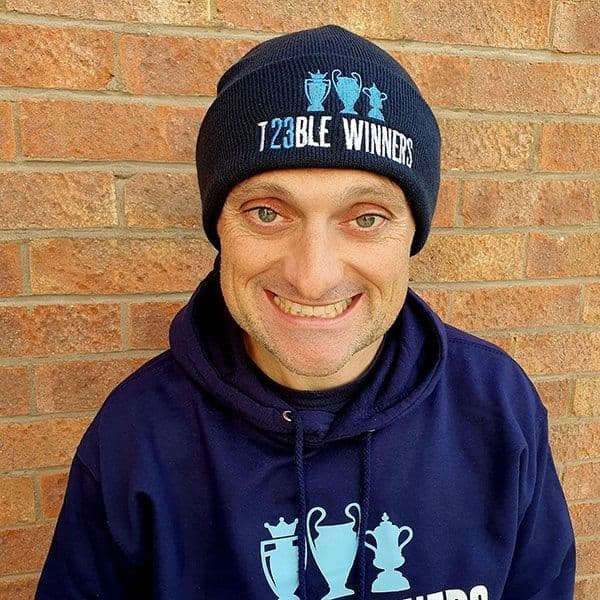 Treble Winners Navy Beanie Hat