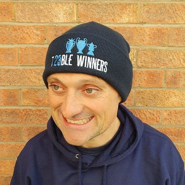 Treble Winners Navy Beanie Hat