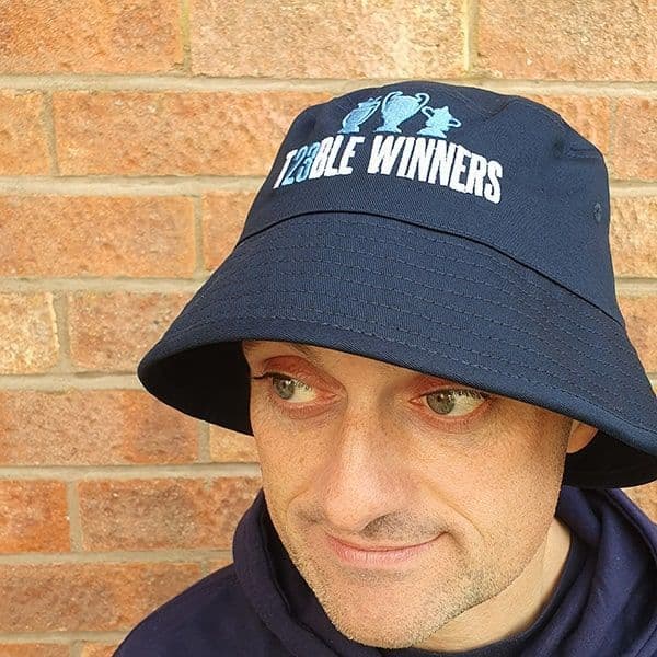 Treble Winners Navy Bucket Hat