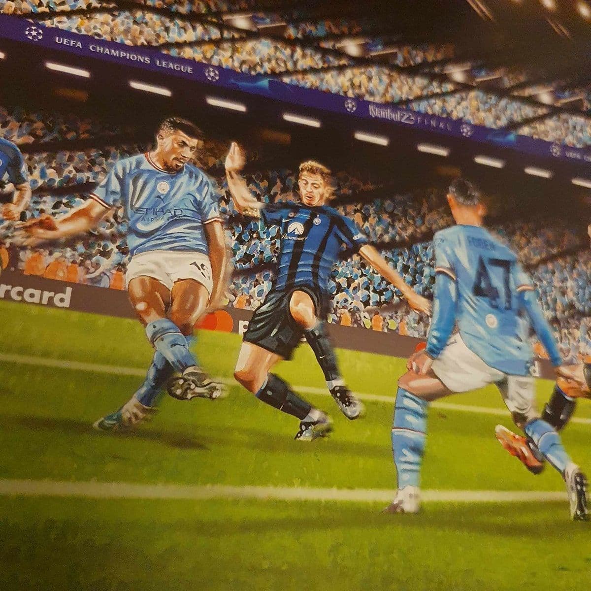 "We're the Boys in Blue coming after you!" Rodri goal