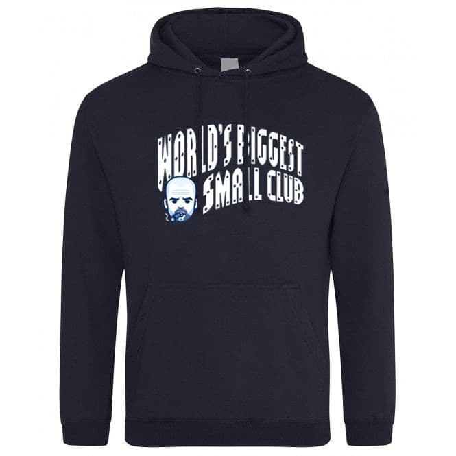 World's Biggest Small Club Navy Hoodie