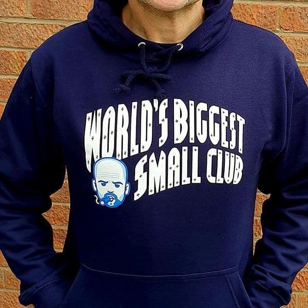 World's Biggest Small Club Navy Hoodie