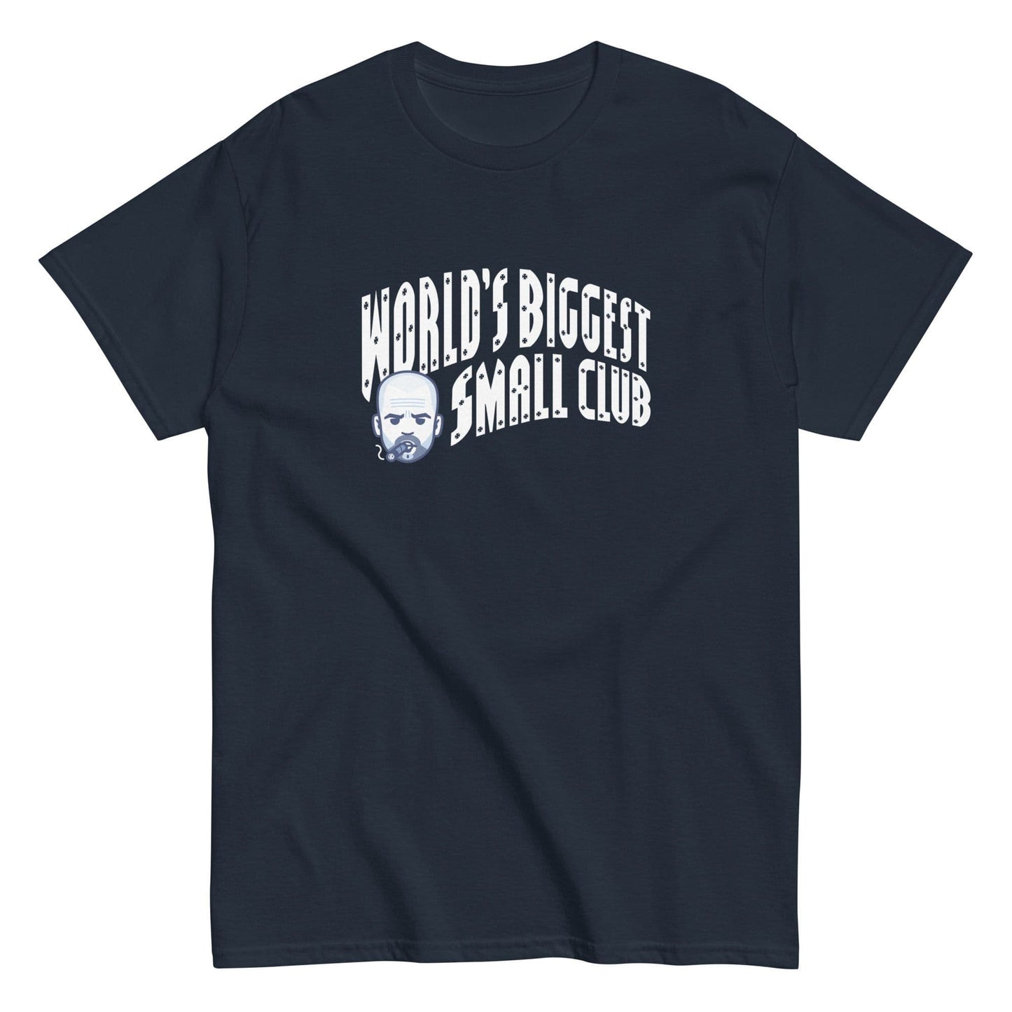 World's Biggest Small Club Navy T-shirt