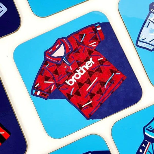 1990 Away Kit Coaster
