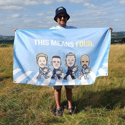 4 In A Row Champions Flag