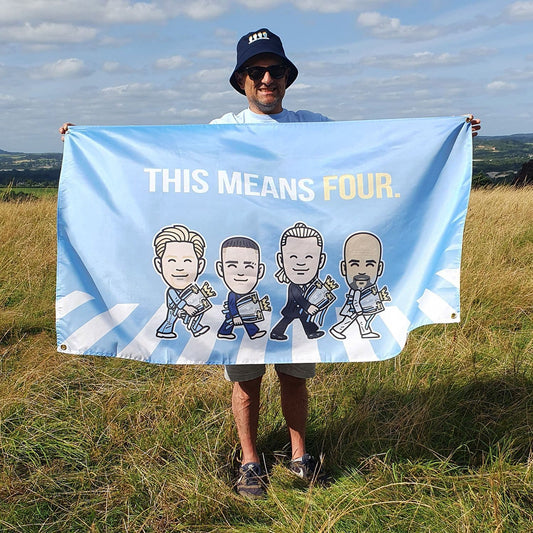 4 In A Row Champions Flag