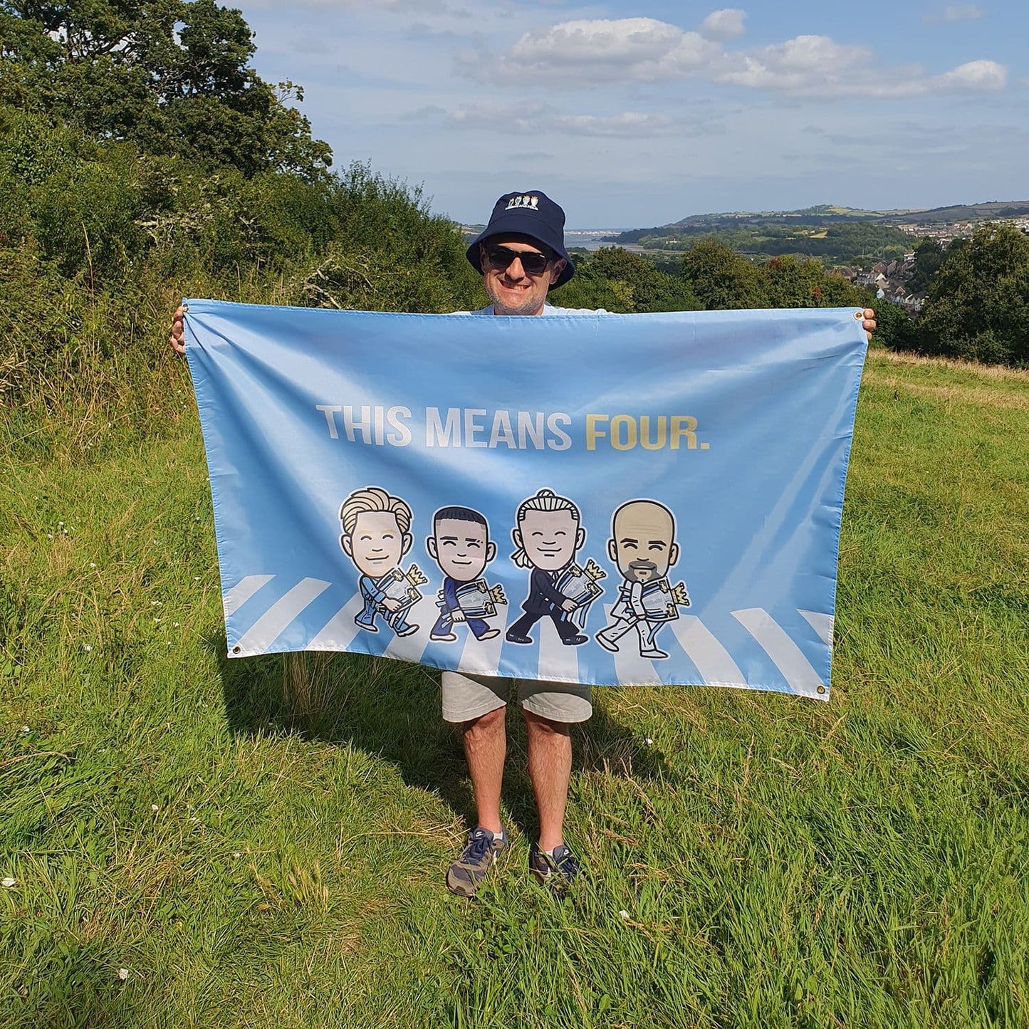 4 In A Row Champions Flag