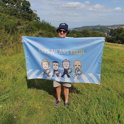 4 In A Row Champions Flag