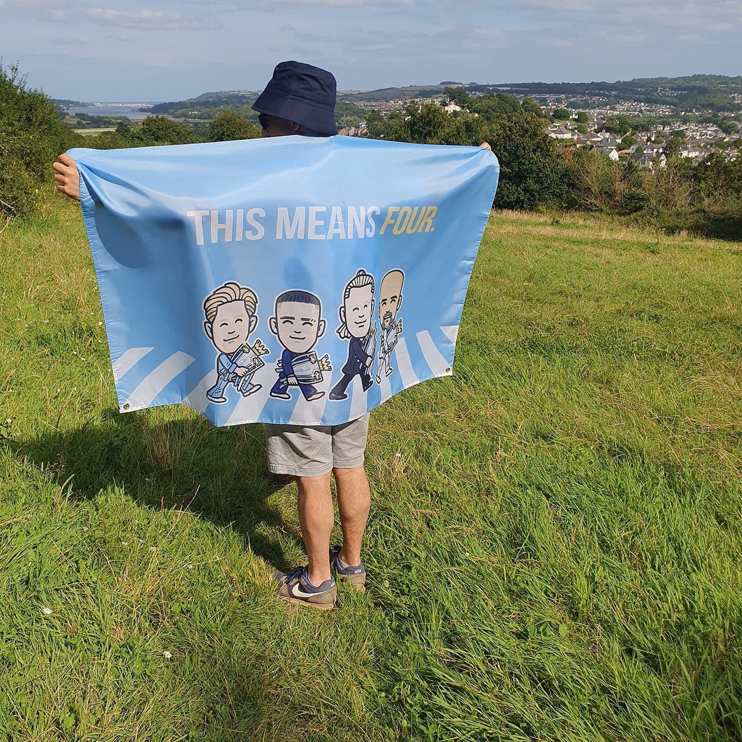 4 In A Row Champions Flag