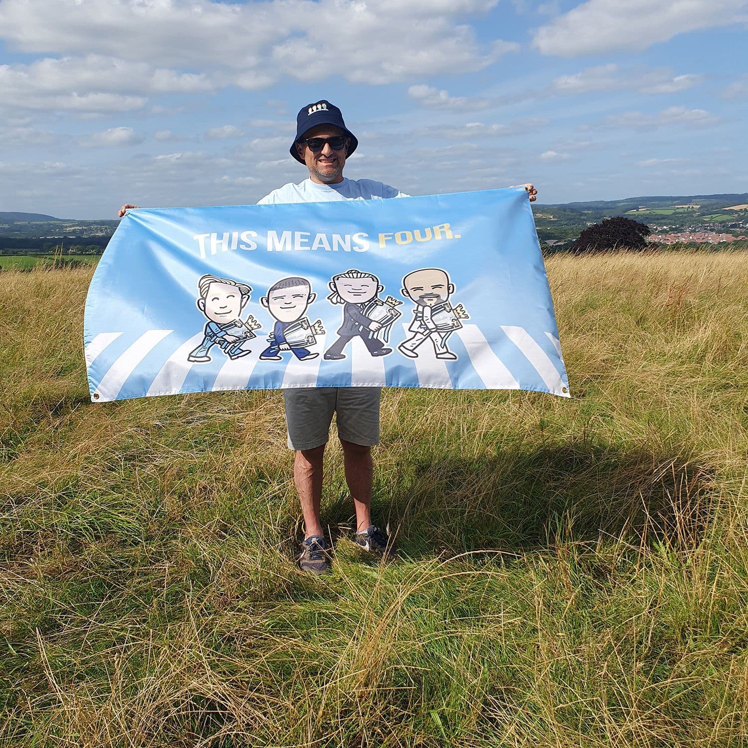 4 In A Row Champions Flag