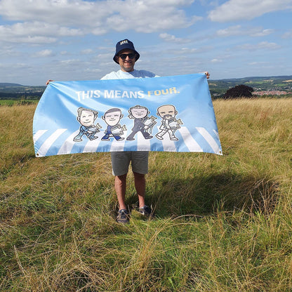 4 In A Row Champions Flag