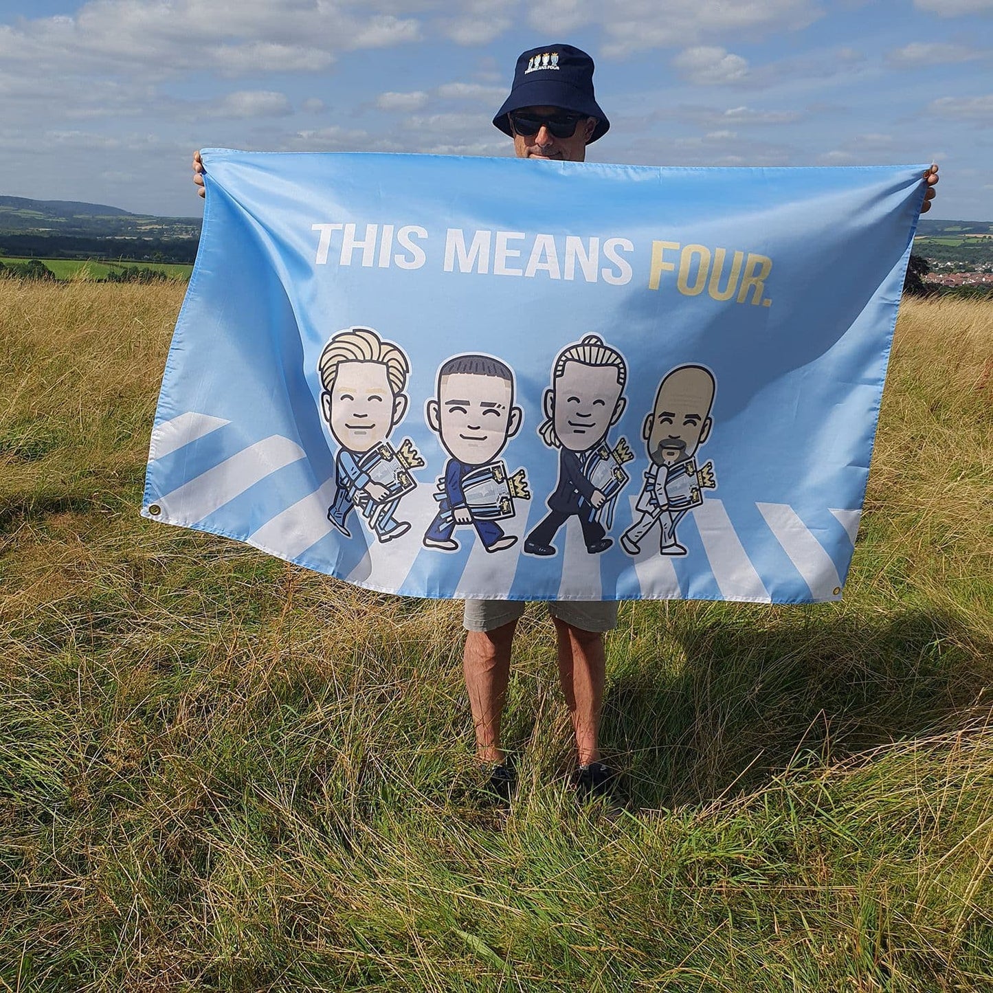 4 In A Row Champions Flag