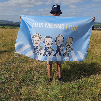 4 In A Row Champions Flag