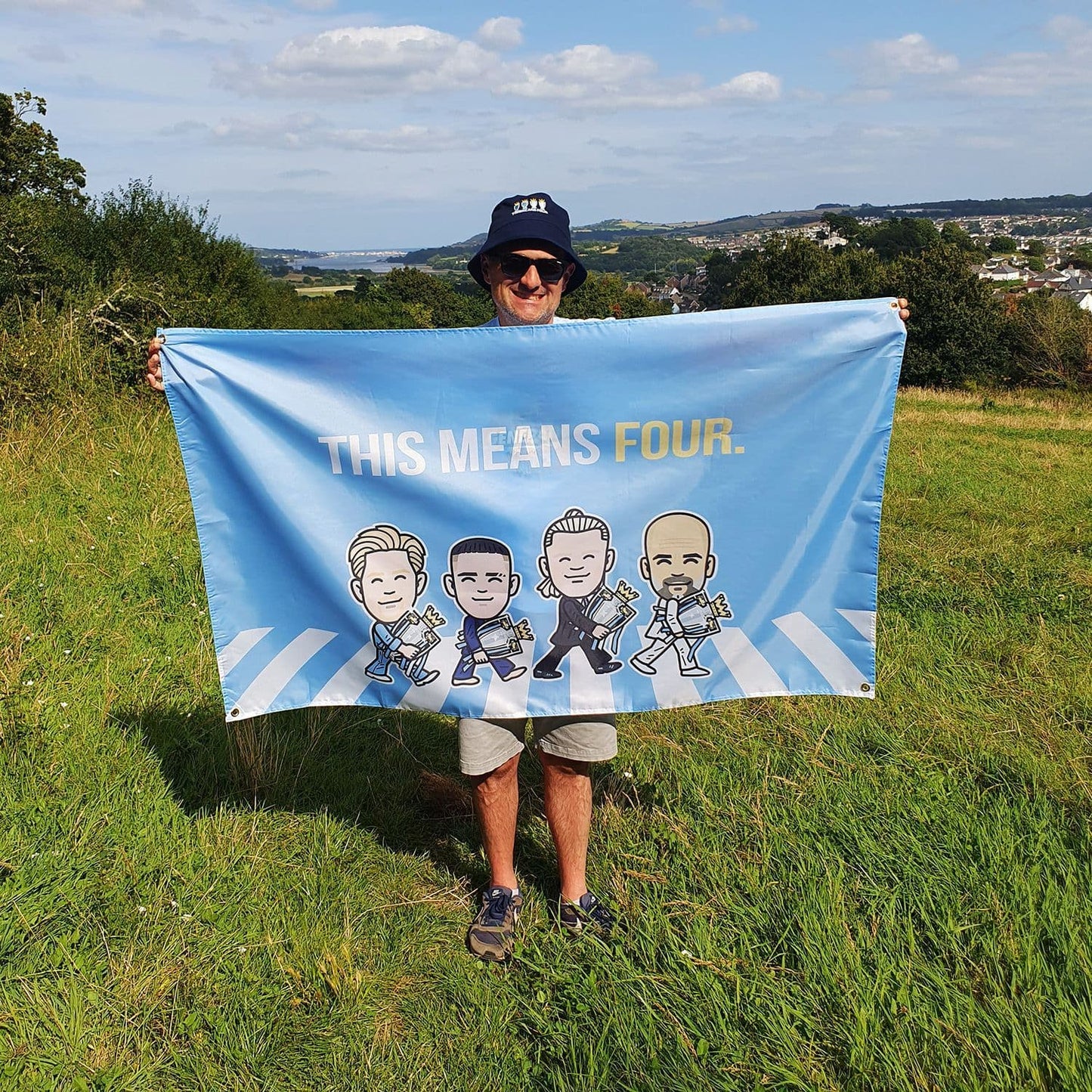 4 In A Row Champions Flag