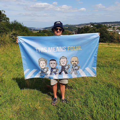 4 In A Row Champions Flag