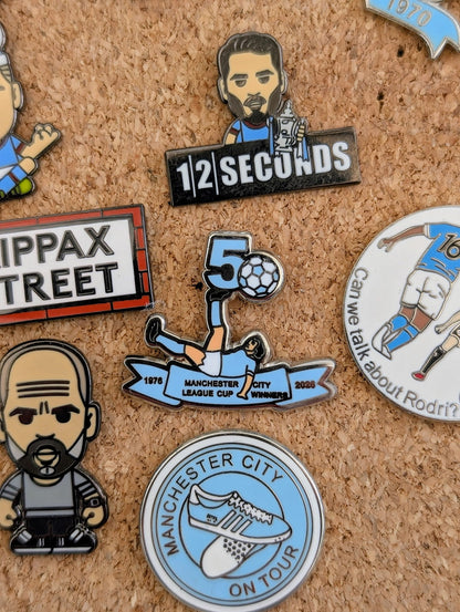 50th Year League Cup Anniversary Limited Edition Pin Badge