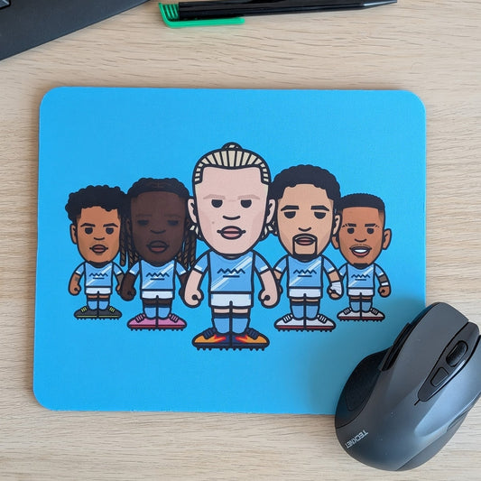 City Attack With Haaland Mouse Mat